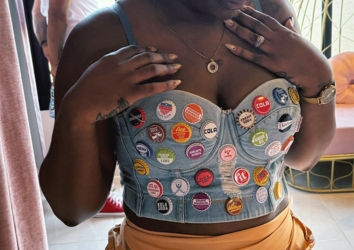 Caps Denim Corset