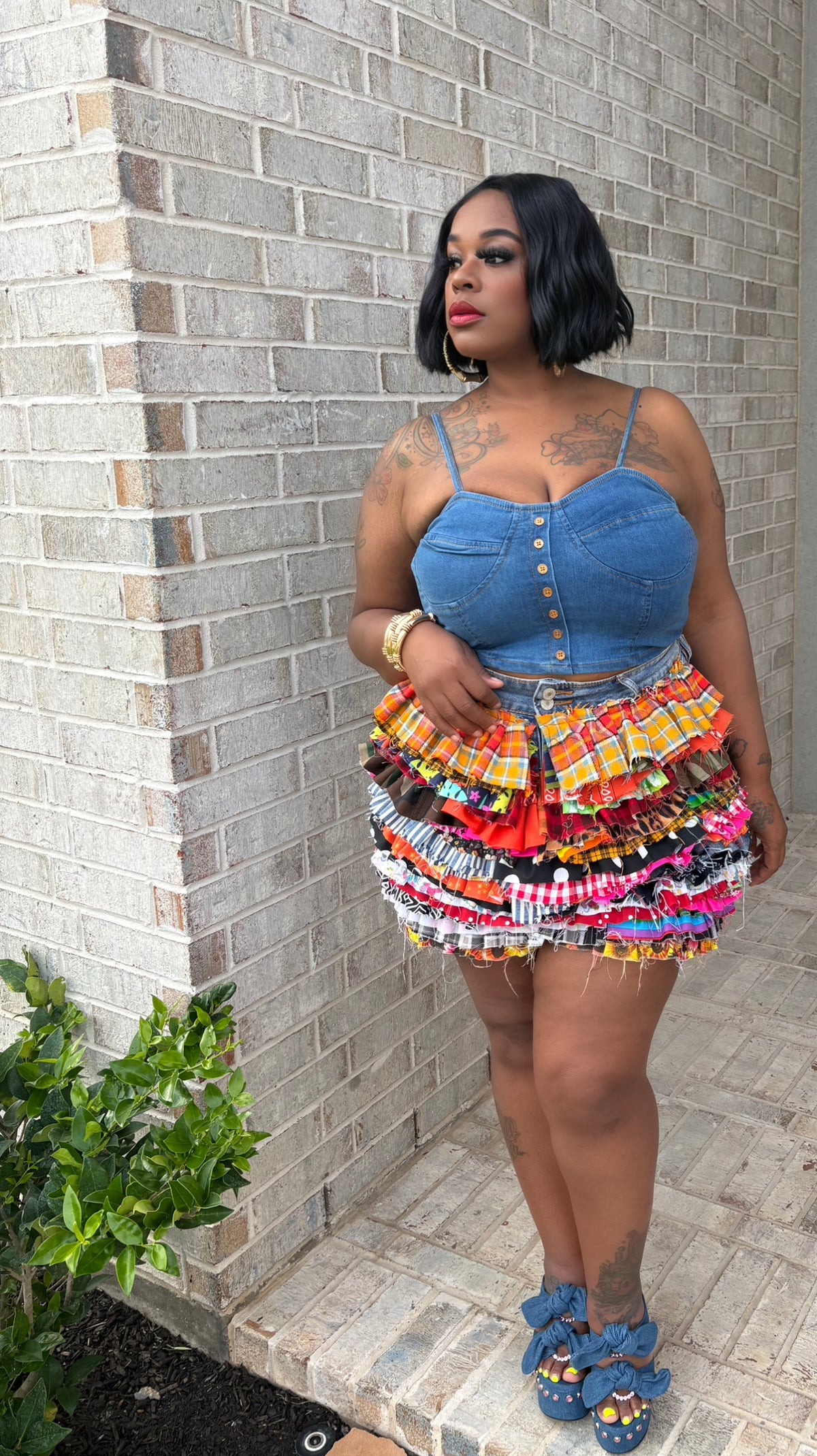 Always Extra Ruffle Mini Skirt
