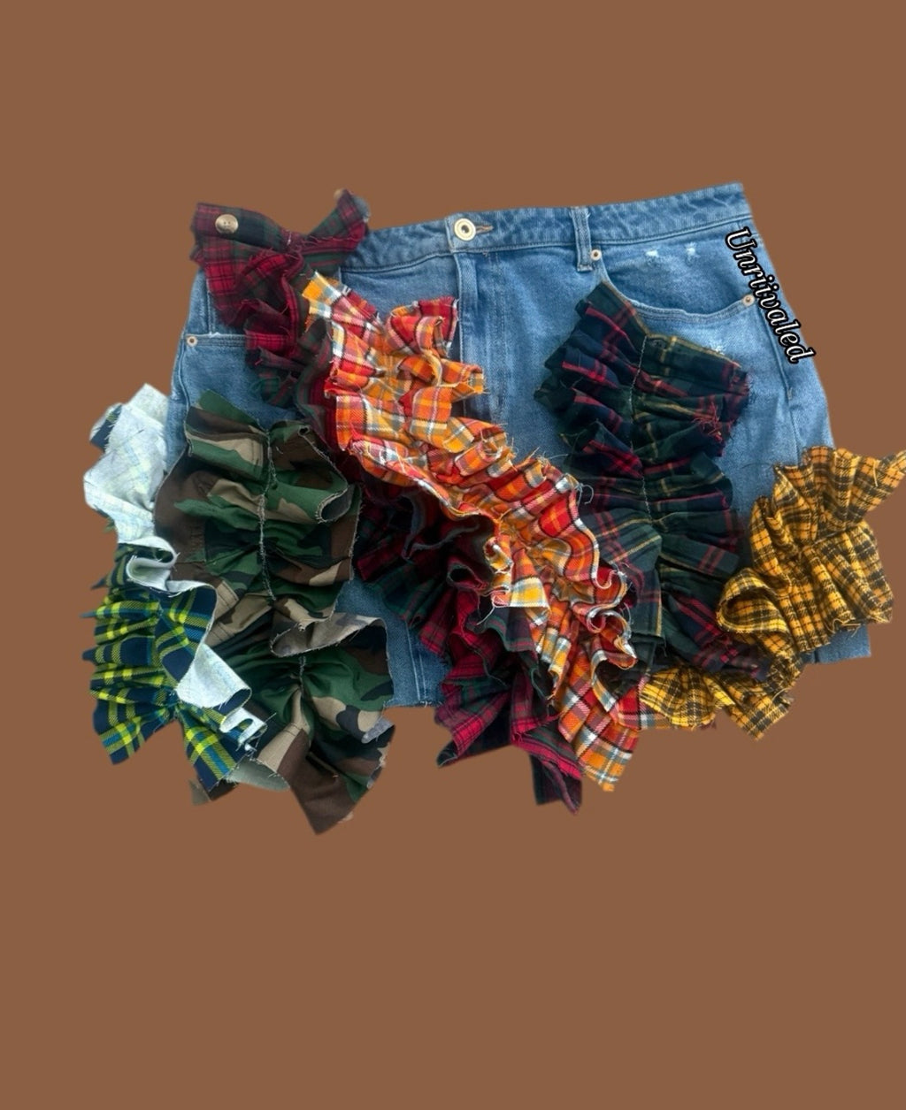 Extra Ruffle Mini Skirt